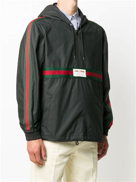 fan cloth windbreaker gucci|gucci jacket farfetch.